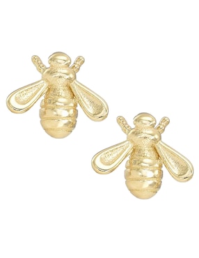 Broquel De Abeja Zoe Lev De Oro Amarillo 14 K