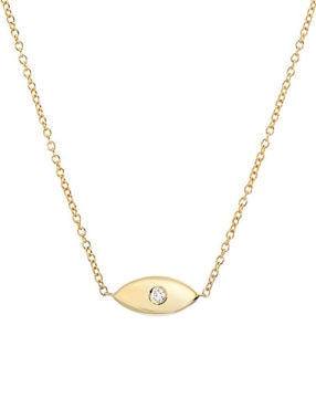 Collar de ojo Zoe Lev de oro 14 K