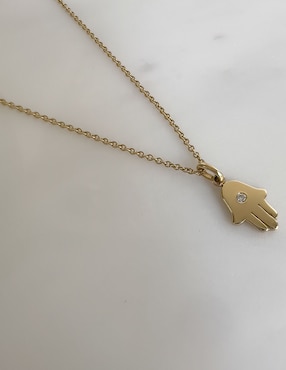 Collar de mano Zoe Lev de oro 14 K