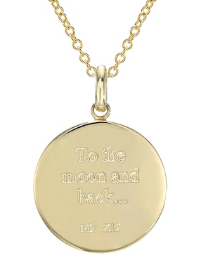 Collar Zoe Lev de oro 14 K