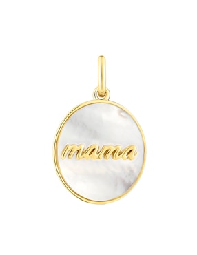 Medalla ovalada Tous mama P 925 rodolita