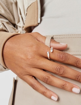 Anillo Tous New hav P 925 de plata brillante