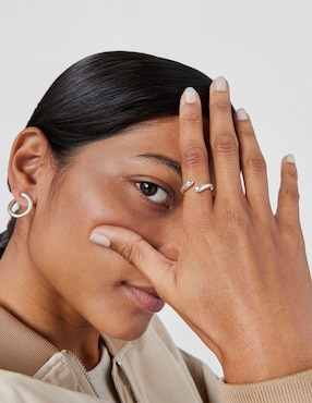 Anillo Tous New hav P 925 de plata brillante
