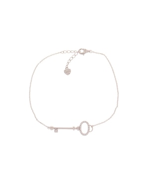 Pulsera Argo Joyeros de oro blanco 14 K con acabado pulido