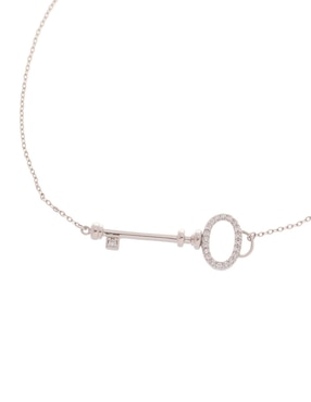 Pulsera Argo Joyeros de oro blanco 14 K con acabado pulido