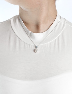 Dije de gota Valessa de oro 14 K diamante