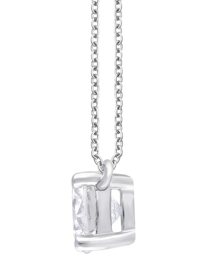 Collar Ayla de oro blanco 14 K