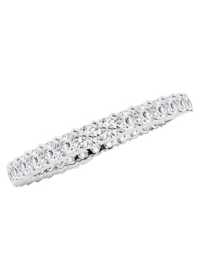 Anillo de compromiso de oro blanco 14 k Ayla
