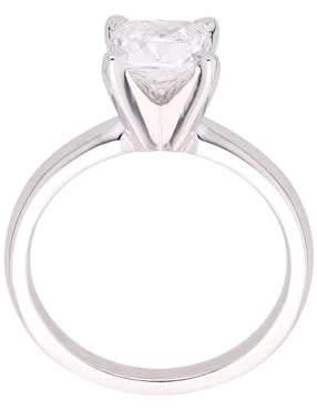 Anillo de compromiso de oro blanco 14 k Ayla diamante