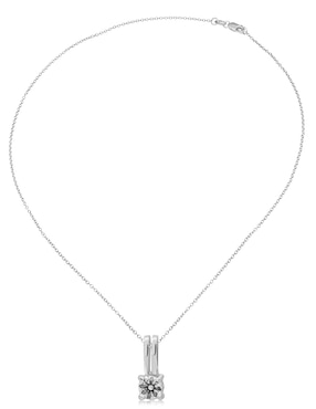 Collar Jayda de oro blanco 14 K