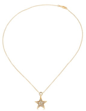 Collar de estrella Jayda de oro amarillo 14 K