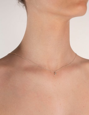 Collar de estrella Jayda de oro amarillo 14 K