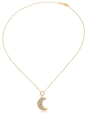 Collar de luna Jayda de oro amarillo 14 K
