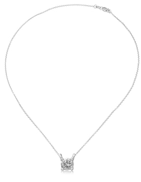 Collar Jayda de oro blanco 14 K
