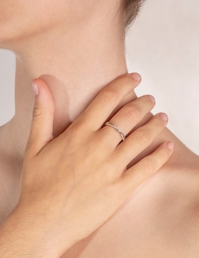 Anillo de compromiso de oro amarillo 14 k Jayda esmeralda