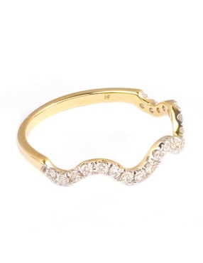 Anillo Ingrata Fortuna Afrodita 14 k de oro amarillo diamante brillante