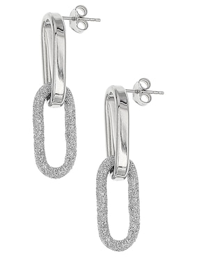 Aretes Silvex Spa de plata P 925 con acabado brillante