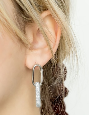 Aretes Silvex Spa de plata P 925 con acabado brillante