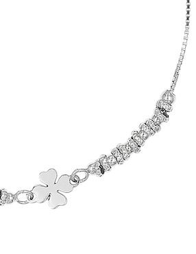 Pulsera Silvex Spa de plata P 925 con acabado martillado