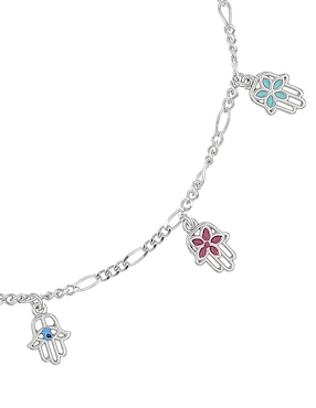 Pulsera Silvex Spa de plata con acabado pulido