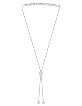 Brazalete Riccardo Orsato de oro blanco 14 K con acabado pavé