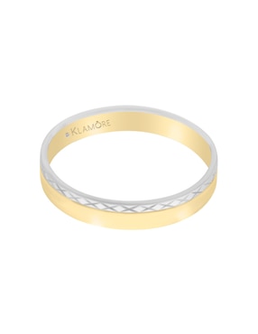 Argolla De Oro Amarillo 14 K Essenza