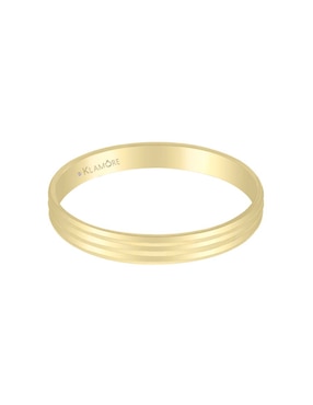 Argolla De Oro Amarillo 14 K Essenza