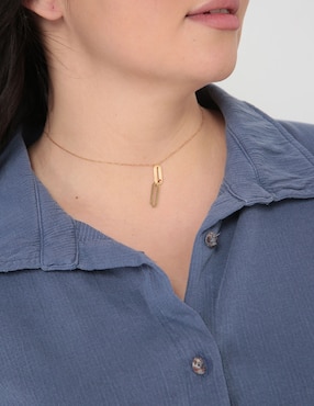 Collar Unoaerre de oro 14 K