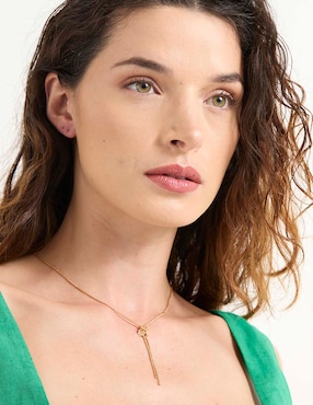 Collar de flor Unoaerre Necklace de oro 14 K