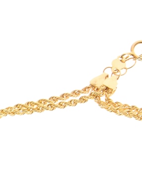 Pulsera Lusso de oro 14 K con acabado brillante