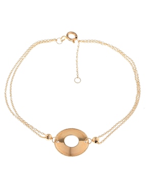 Pulsera Lusso de oro 14 K con acabado pulido