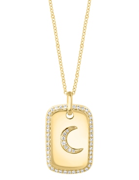 Collar de luna Effy de oro