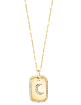 Collar de luna Effy de oro