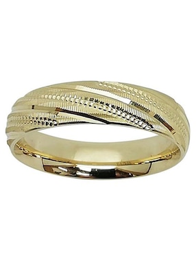 Anillo Redondo Fonelli Luxury 14 K De Oro