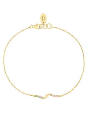 Pulsera Tous De Oro St Tropez Con Acabado Brillante