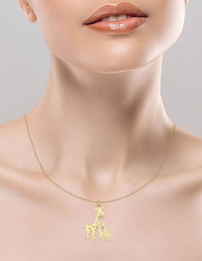Colgante Y Dije de jirafa Fianelli de oro 14 K