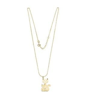 Colgante Y Dije De Gato Fianelli Kitten De Oro 14 K