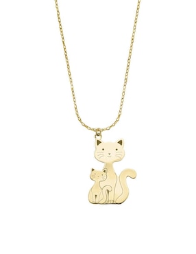 Colgante Y Dije de gato Fianelli kitten de oro 14 K