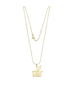 Colgante Y Dije De Gato Fianelli Kitten De Oro 14 K