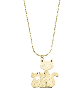 Colgante Y Dije de gato Fianelli kitten de oro 14 K