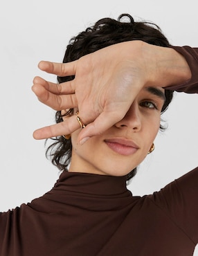 Anillo Tous Tabit P 925 de plata vermeil brillante