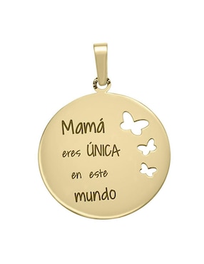 Dije redondo Fianelli mamá de oro 14 K