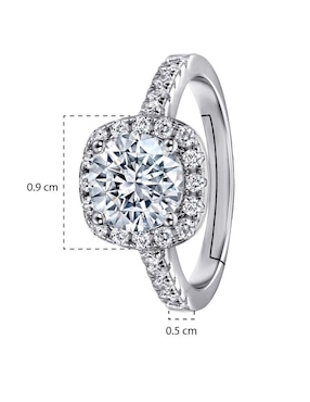 Anillo de compromiso Clepsidra