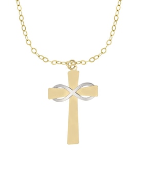 Colgante Y Dije de cruz Fianelli lucette de oro 14 K