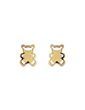 Broquel De Oso Giallo Exclusiva De Oro Amarilo 14 K