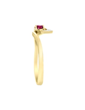 Anillo Fascinare Loris 14 K de oro rubí y diamante