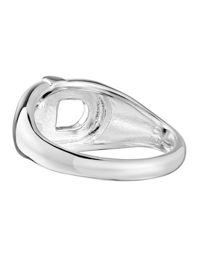 Anillo ovalado Tous Manifesto de plata brillante