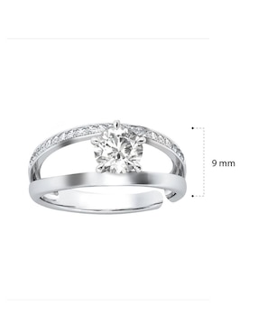 Anillo de compromiso Clepsidra