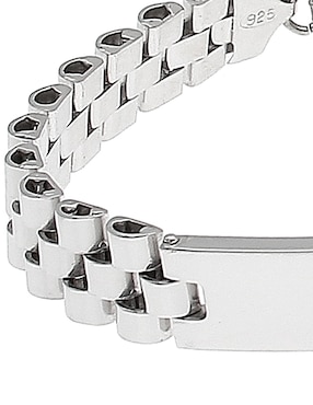 Brazalete Silvex Spa de plata P 925 con acabado baño rodio
