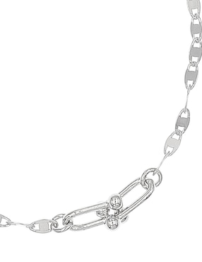 Brazalete Silvex Spa de plata P 925 con acabado baño rodio